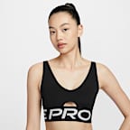 ナイキ プロ インディ プランジ ウィメンズ ミディアムサポート パッディド スポーツブラ