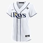 Shane McClanahan Tampa Bay Rays 2026 World Series Participant Women's Nike MLB Replica Jersey - White