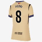 Pedri Barcelona 2025/26 Stadium Away Women's Nike Dri-FIT Soccer Jersey