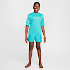 Playera de manga corta Dri-FIT para niño talla grande Nike Swim Hydroguard