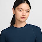 Nike Zenvy Rib Women's Dri-FIT Short-Sleeve Top