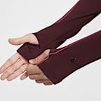 나이키 유니버사 여성 드라이 핏 슬림 후드 긴팔 탑