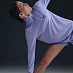 Capa intermedia de correr Dri-FIT de medio cierre para mujer Nike Swoosh