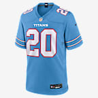 Tony Pollard Tennessee Titans Men's Nike NFL Game Jersey - Light Blue