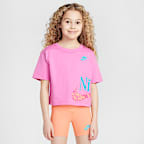 Nike Little Kids' Wild Flower Boxy T-Shirt and Shorts Set