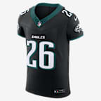 Saquon Barkley Philadelphia Eagles Men's Nike Dri-FIT NFL Elite Jersey - Black