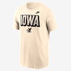 Iowa Team Bold Men's Nike College T-Shirt - Natural