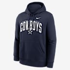 Dallas Cowboys Club Men's Nike NFL Pullover Hoodie - Navy