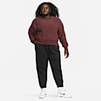 Nike Sportswear Plush Women's Mod Crop Crew-Neck Sweatshirt (Plus Size)