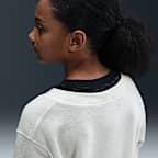 Nike Sportswear Older Kids' (Girls') Long-Sleeve Fleece Top