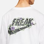 เสื้อยืดบาสเก็ตบอลแขนยาวผู้ชาย Nike Dri-FIT Giannis Swoosh Freak