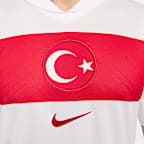 Türkei 2024/25 Stadium Home Nike Replica Fußballtrikot mit Dri-FIT-Technologie für Herren