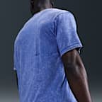 เสื้อเทรนนิ่งแขนสั้นผู้ชาย Dri-FIT Nike Gym Heritage