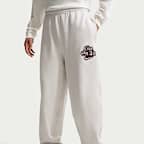 Nike Solo Swoosh fleecebroek met boorden voor heren