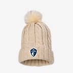 Gorro Nike de tejido Knit de la NWSL North Carolina Courage - Crudo