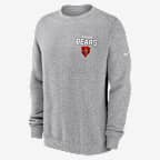 Chicago Bears Draw Block Club Men's Nike NFL Pullover Crew