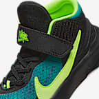 Nike Team Hustle D 10 FlyEase Older Kids' Easy On/Off Basketball Shoes