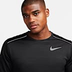 Haut de running à manches courtes Nike Miler pour Homme