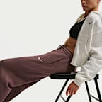 Nike Sportswear Phoenix Fleece Women's High-Waisted Wide-Leg Trousers