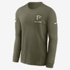 Atlanta Falcons Salute to Service Men's Nike NFL Long-Sleeve T-Shirt
