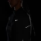 เสื้อวิ่งผู้หญิงซิปสั้น Dri-FIT UV Nike Swift