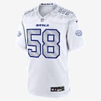 Matt Milano Buffalo Bills Rivalries Collection Men’s Nike NFL Game Jersey - White