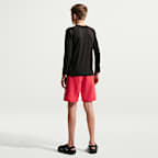 Shorts de playa o alberca con forro de ropa interior de 18 cm para niño talla grande Nike Swim Breaker Logo Tape