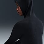 Playera de manga larga Dri-FIT de ajuste slim con gorro para mujer Nike Universa