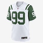 NFL New York Jets (Will McDonald IV) Men's Game Football Jersey - White