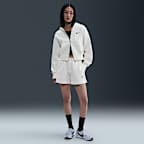 ナイキ スポーツウェア フェニックス フリース ウィメンズ ルーズ フルジップ クロップド パーカー