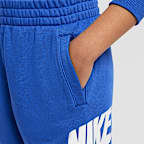 Pants de entrenamiento de French Terry para niños talla pequeña Nike Sportswear Club Fleece