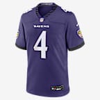 Zay Flowers Baltimore Ravens Men's Nike NFL Game Jersey - Purple