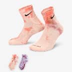 Nike Everyday Cushioned Ankle Socks (2 Pairs) - Multi-Color