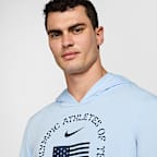 USA Restore Men's Nike Dri-FIT Yoga Lightweight Hoodie