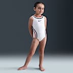 Nike Gymnastics Victory Lane Leotard - White