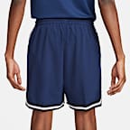 Shorts de básquetbol de tejido Woven UV Dri-FIT de 15 cm para hombre Nike DNA