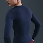 Langærmet Nike One Fitted Dri-FIT-trøje til kvinder