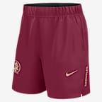 Florida State Primetime Victory Primary Logo Men’s Nike Dri-FIT College Shorts - Garnet
