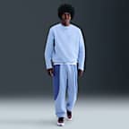 Sudadera de cuello redondo de tejido Fleece de ajuste holgado para hombre Nike Tech