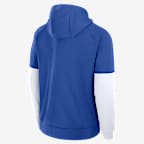 Sudadera con gorro sin cierre universitaria Nike Therma para hombre Kentucky Wildcats Fitness
