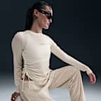 Nike Sportswear Women's Ribbed Long-Sleeve Cropped Top