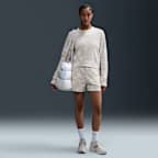 Sudadera de French Terry con cuello redondo estampada para mujer Nike Sportswear Chill Terry