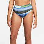 Calzón bikini sexy de cintura alta y doble vista para mujer Nike Adventure