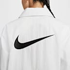 Nike Sportswear Essential 女款寬版 UV 梭織教練外套