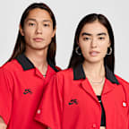 Nike SB Japan Short-Sleeve Button-Down Skate Bowling Top