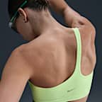 Bra deportivo de baja sujeción con almohadillas para mujer Nike Zenvy Asymmetrical
