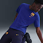 FC Barcelona Tech Men's Nike Soccer Fleece Joggers