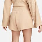 Shorts de ajuste holgado y tiro alto para mujer Nike Sportswear Phoenix Fleece