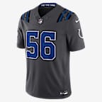 Jersey Nike Dri-FIT de la NFL Limited para hombre Quenton Nelson Indianapolis Colts Rivalries Collection - Antracita