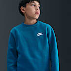 Nike Sportswear Club Fleece Big Kids' Sweatshirt